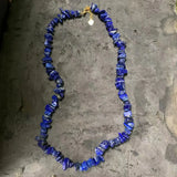 Natural Lapis Lazuli Choker Necklace Gemstone High Jewelry