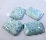 30x40mm Natural Larimar Gemstone Cabochon for Jewelry Making