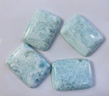 30x40mm Natural Larimar Gemstone Cabochon for Jewelry Making