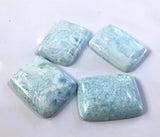 30x40mm Natural Larimar Gemstone Cabochon for Jewelry Making