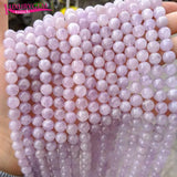 Natural Lavender Amethysts Crystal Stone Round Loose Beads 6/8/10mm DIY Jewelry