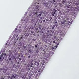 Lavender Lepidolite 4mm Faceted Cube Beads for Jewelry Making