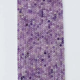 Lavender Lepidolite 4mm Faceted Cube Beads for Jewelry Making