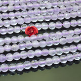 Natural Lavender Purple Jade Faceted Coin Loose Beads Gemstone Bracelet Necklace