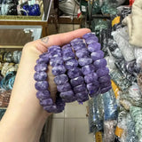 Lepidolite Beads 9x14mm Stone Bracelets for Women Men