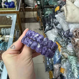 Lepidolite Beads 9x14mm Stone Bracelets for Women Men