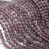 Lepidolite Loose Round Beads 6mm