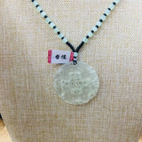 Liaoning Xiuyan Jade Dragon Pendant Necklace Men Women Sweater Chain