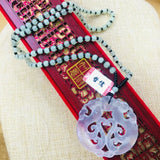 Liaoning Xiuyan Jade Dragon Pendant Necklace Men Women Sweater Chain