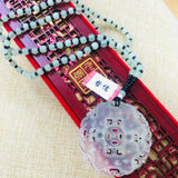 Liaoning Xiuyan Jade Dragon Pendant Necklace Men Women Sweater Chain
