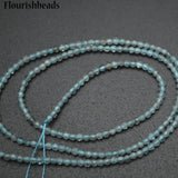 Natural Apatite Diamond-Cut Faceted 2mm Round Loose Beads
