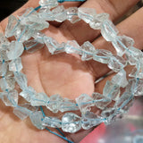 Natural Light Topazs Rough Stone Beads Loose Irregular Gravel Gem Spacer Beads