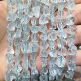 Natural Light Topazs Rough Stone Beads Loose Irregular Gravel Gem Spacer Beads