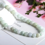 Light Green Emerald Jadeite Beads Round Loose Spacer Jade Bead