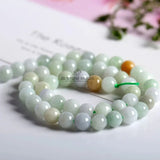 Light Green Emerald Jadeite Beads Round Loose Spacer Jade Bead