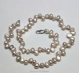 Light Purple Freshwater Pearl Necklace Baroque 6-7mm