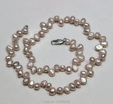 Light Purple Freshwater Pearl Necklace Baroque 6-7mm