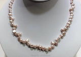Light Purple Freshwater Pearl Necklace Baroque 6-7mm