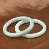 Hand-carved Round Bar Jade Bracelet for Men