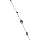 Natural London Bracelet Gem Crystal Adjustable Length