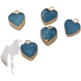Natural Love Crystal Rough Stone Package Phnom Pendant DIY Bracelet Necklace