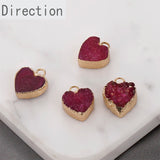 Natural Love Crystal Rough Stone Package Phnom Pendant DIY Bracelet Necklace