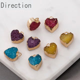 Natural Love Crystal Rough Stone Package Phnom Pendant DIY Bracelet Necklace