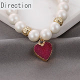 Natural Love Crystal Rough Stone Package Phnom Pendant DIY Bracelet Necklace
