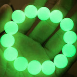 Luminous Fluorite Bracelet Glowing Beads Fluorescent Stone Charm Jewelry