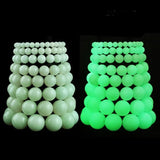 Luminous Fluorite Bracelet Glowing Beads Fluorescent Stone Charm Jewelry