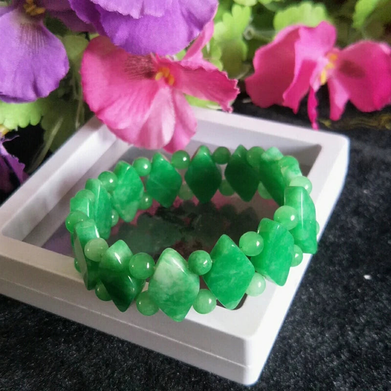 Natural Ma Laiyu Jade Bracelet Lucky Exorcise Evil Spirits