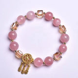 Madagascar Rose Quartz Stone Bracelet