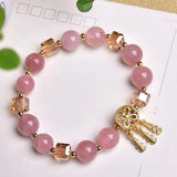 Madagascar Rose Quartz Stone Bracelet