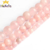 Madagascar Rose Quartz Stone Beads 15'' 6/8/10mm