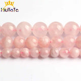 Madagascar Rose Quartz Stone Beads 15'' 6/8/10mm