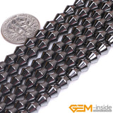 Magnetic Hematite Bicone Beads 15" Strand DIY Jewelry Men Women