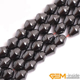 Magnetic Hematite Bicone Beads 15" Strand DIY Jewelry Men Women