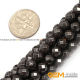Faceted Round Hematite Beads 3mm-12mm 15 inch Strand DIY Jewelry Making