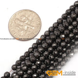 Faceted Round Hematite Beads 3mm-12mm 15 inch Strand DIY Jewelry Making