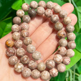 Maifan Jaspers Stone Beads 4-10mm Round Spacer Beads 15''