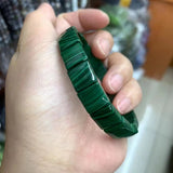 Malachite Bracelet 10x10mm Gem Jewelry for Women Men Gift