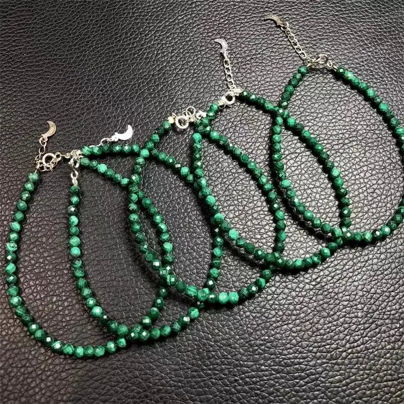 Malachite Healing Bracelet Charms Personalized Men Women Holiday Gift