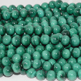 Natural Malachite Round Beads 10mm