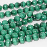 Natural Malachite Round Beads 10mm