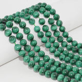 Natural Malachite Round Beads 10mm
