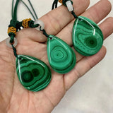 Malachite Necklace Pendant DIY Jewelry for Women