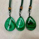 Malachite Necklace Pendant DIY Jewelry for Women