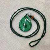 Malachite Necklace Pendant Natural Gemstone Diy Jewelry For Women
