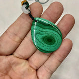 Malachite Necklace Pendant Natural Gemstone Diy Jewelry For Women
