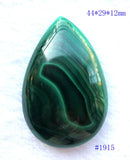 Malachite Teardrop Pendant for Jewelry, Weddings, Birthday Gift